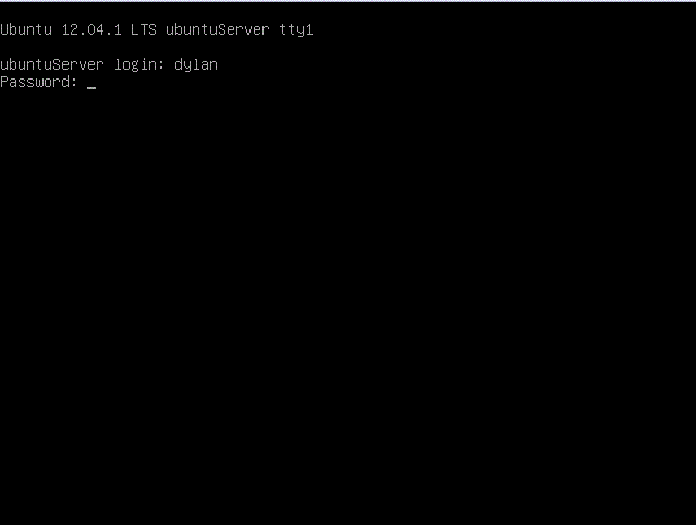 Log in screen Screen